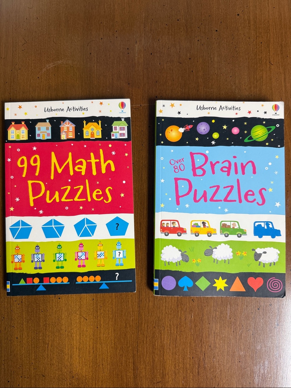 Usborne puzzle books. Set of 2